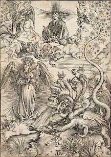 Albrecht Dürer (German, 1471-1528)      The Apocalyptic Woman