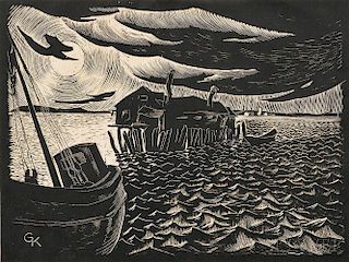 Gan Kolski (Polish/American, 1899-1932)      After the Storm