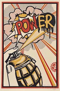 Shepard Fairey (American, b. 1970)      POWER