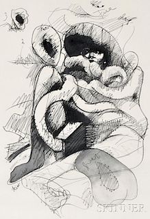 Claes Oldenburg (American, b. 1929)      Woman Entwined in Giant Electric Cord (Edition A)