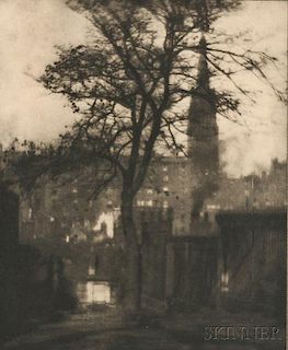 Alvin Langdon Coburn (American/British, 1882-1966)      A Tree in Greyfriars Churchyard, Edinburgh