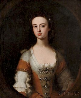 Attributed to Thomas Hudson (British, 1701-1779)      Portrait of a Lady