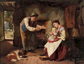 William Henry Midwood (British, fl. 1867-1871)      Come to Papa