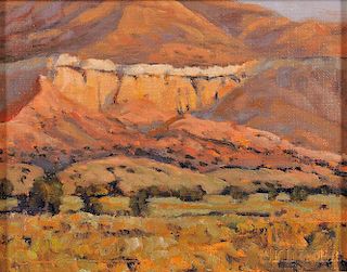 William Berra (American, b. 1952)      View of Ghost Ranch