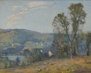 William Jurian Kaula (American, 1871-1953)      Two Vermont Landscapes: St. Johnsbury