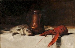 Louis Ritter (American, 1854-1892)      Lobster
