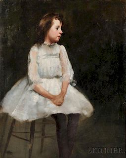 Joseph Rodefer DeCamp (American, 1858-1923)      Portrait of the Artist's Daughter Pauline