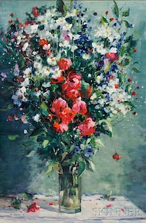 Gaston Sebire (French, 1920-2001)      Floral