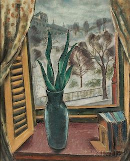 Sol Wilson (Polish, 1896-1974)      Through the Window