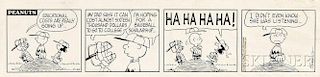 Charles Schulz (American, 1922-2000)      Educational Costs Are Really Going Up  , A Peanuts Cartoon