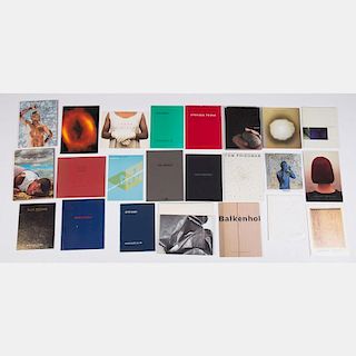 A Miscellaneous Collection of Exhibition Catalogs for Single Artist Shows, 20th Century,