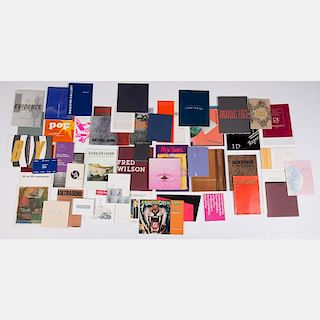A Miscellaneous Collection of Exhibition Catalogs and Brochures for Various Group Shows, 20th Century,
