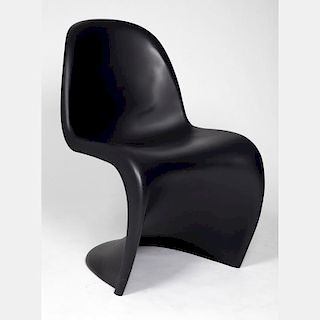 A Verner Panton Molded Plastic Chair by Vitra, ca. 2000s,