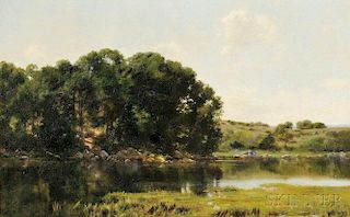 Katherine Langdon Corson (American, 1869-1925)      Quiet River in Summer