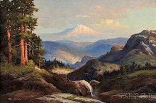 Robert William Wood (American, 1889-1979)      Mount Rainier, Washington