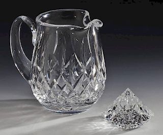 2 Pcs Waterford Lismore Pattern Crystal