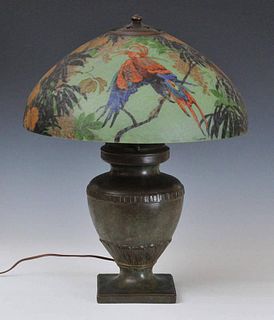 Handel Reverse Painted Table Lamp