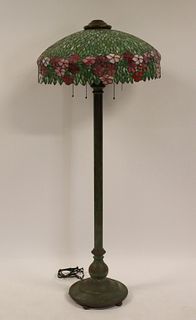 Tiffany Style Bronze Standing Lamp.