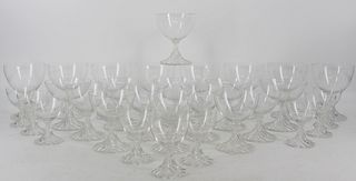 30 Lalique Crystal Rambouillet Glasses