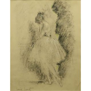 Louis Icart, French (1880-1950) Print heighted with gouache "Ballerina"