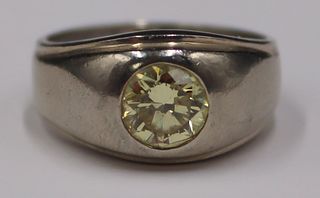 JEWELRY. 14kt Gold and RBC Yellow Diamond Ring.