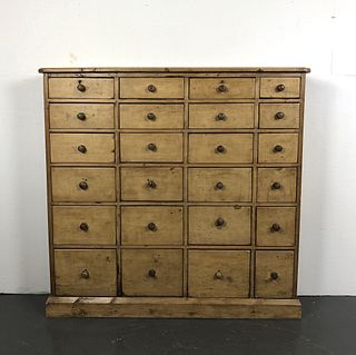 A Pine Apothecary Cabinet