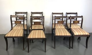 A Set of 4 Regency Mahogany Dining Chairs