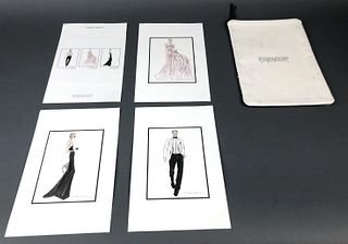 Group of Giorgio Armani Celebrity Prints in Case