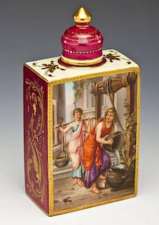 Royal Vienna Porcelain Tea Caddy