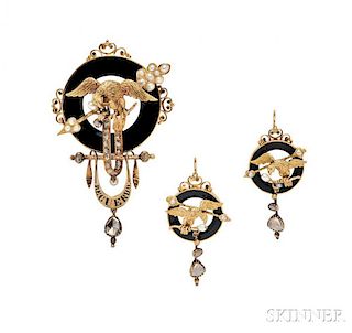 Antique Gold, Onyx, and Diamond Suite