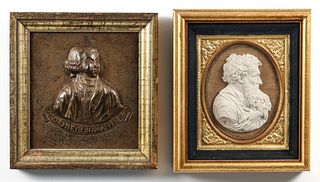 Two Framed Cameo Portraits