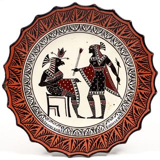 A Giustiniani Egyptian Themed Plate