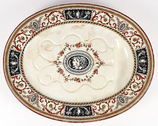 19th Century Italian Well and Tree Platter