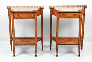 Pair of French Louis XV style Side Tables