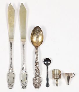 Lot of 6 Sterling Silver Kitchenware Items
