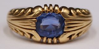 JEWELRY. Theodore B. Starr 18kt Gold and Gem Ring.