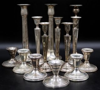 STERLING. (14) Sterling Weighted Candlesticks.