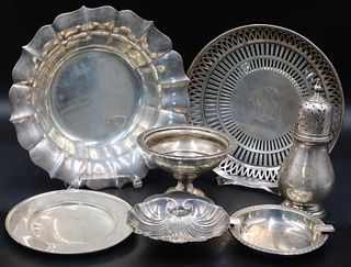 STERLING. 7 Pcs. of American Sterling Hollowware.