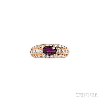18kt Gold, Ruby, and Diamond Ring, Tiffany & Co.