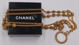 JEWELRY. Vintage Chanel Multi-Chain Necklace with