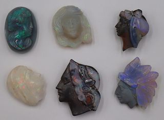 JEWELRY. Collection of Unmounted Carved Opals.