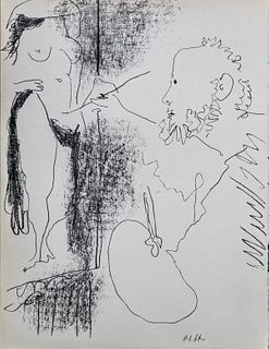 Pablo Picasso - Le peintre et son modele II