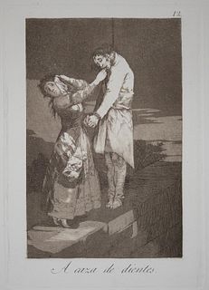 Francisco Goya - A caza de dientes