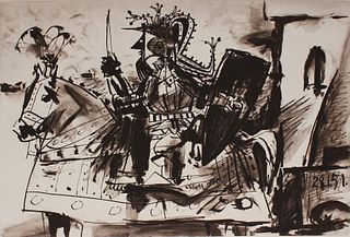 Pablo Picasso - Cavalier en Armure
