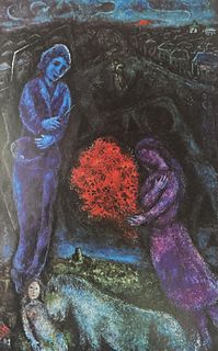 Marc Chagall - Saint Paul Au Soleil Couchant