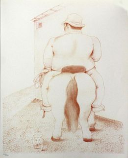 Fernando Botero (After) - Man on a Horse