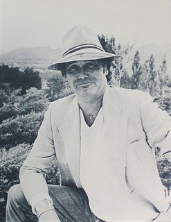 Robert Indiana - Portrait with Panama Hat