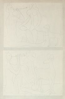 Pablo Picasso - Untitled (Antipolis II)