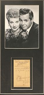 Lucille Ball and Desi Arnaz - Lucy Desi and Signed