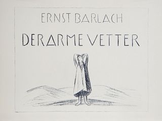 Ernst Barlach, Drama Der Arme Vetter, Portfolio of 34 Lithographs